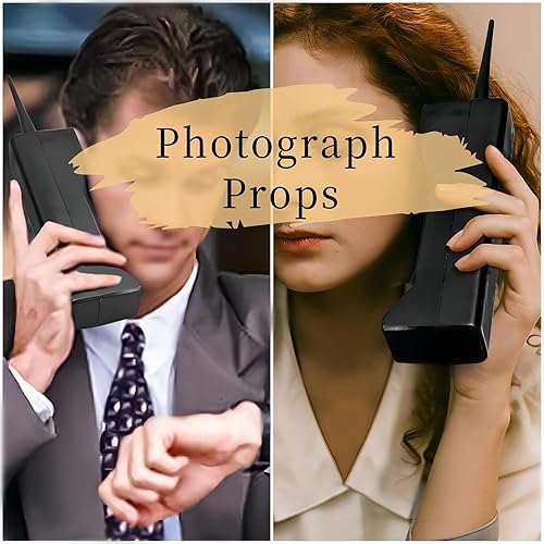 Miniatura 6 de Zerodis Adorno de ladrillo para teléfono celular, adorno retro de hierro para el hogar, sala de estar, decoración de escritorio, simulación