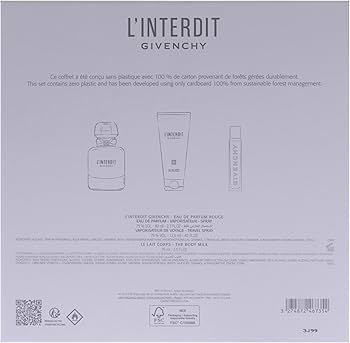Amazon.com : LInterdit by Givenchy for Women - 3 Pc Gift Set 2.7oz