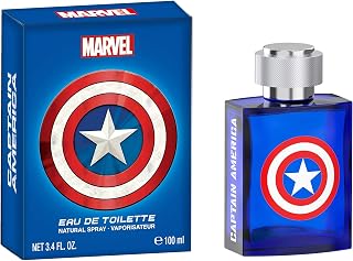 Captain America, Fragrance, for Men, 3.4oz, 100ml, Eau de Toilette, EDT, Cologne, Spray, Made in Spain, By Air Val International