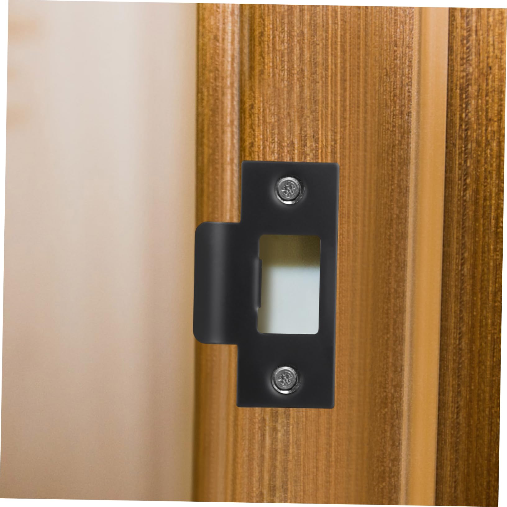 5 ensembles Guide De Verrouillage De Porte Clé Renfort De Porte Plaque Arrière Pêne Dormant Gâche De Porte Gâche De Porte Plaque De Verrouillage De Porte D'Entrée 4 pièces * 5