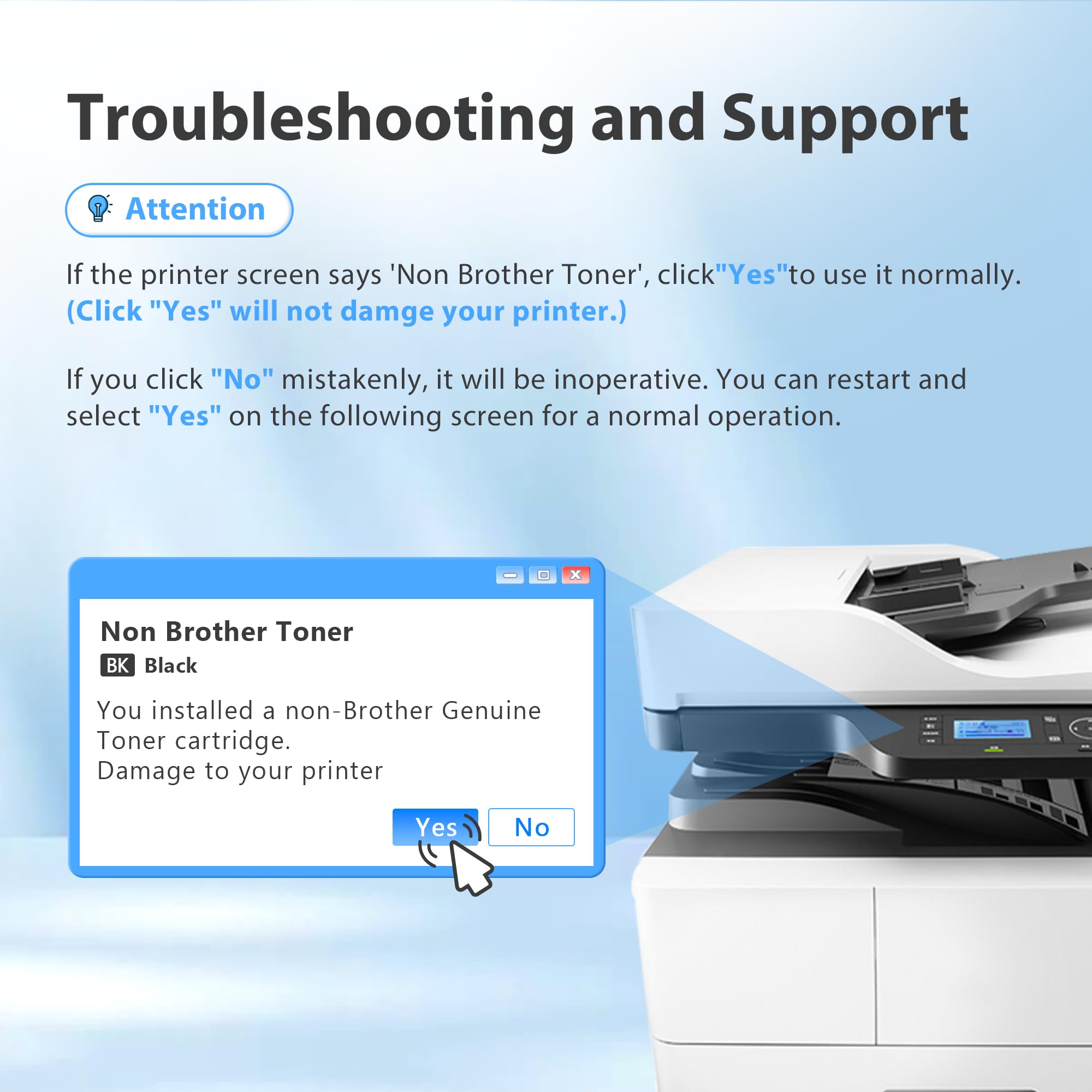 Fixing scanning problems