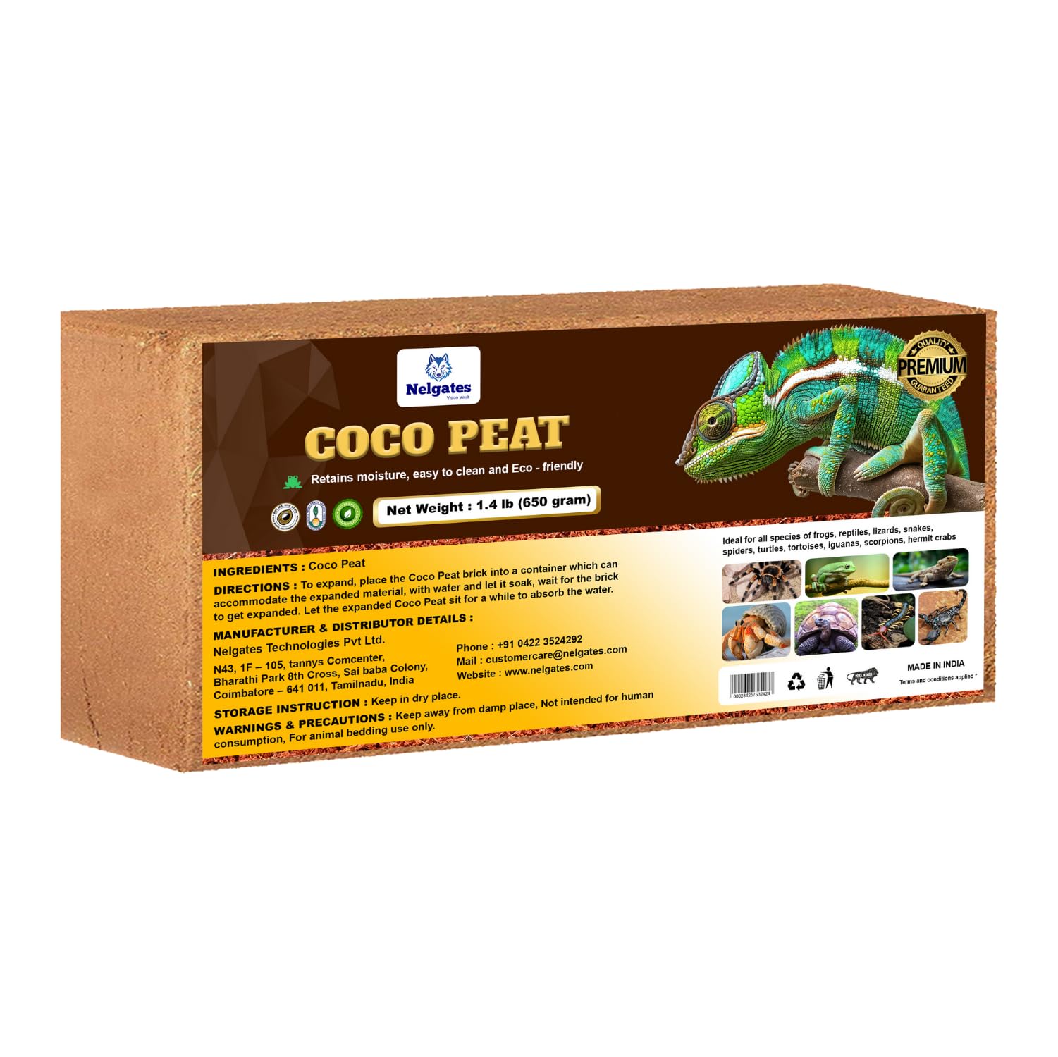 Coco peat for Animal Bedding | Reptiles Small Animals Tortoise Python Frog Snake Chicken Rabbit Birds | pet Products pet Supply Indoor & Outdoor (650g)-picture-28