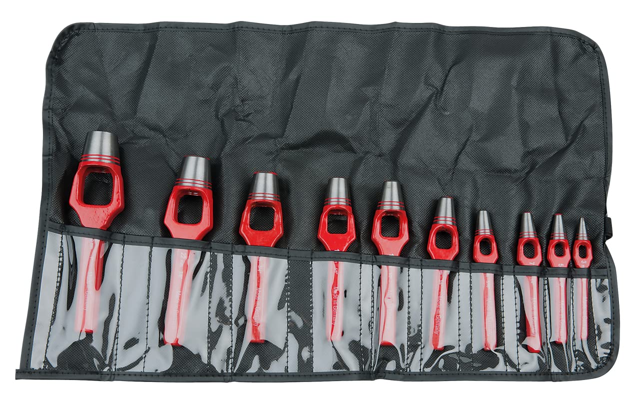 KS Tools 129.2104 Henkellocheisen-Satz, 10-tlg.
