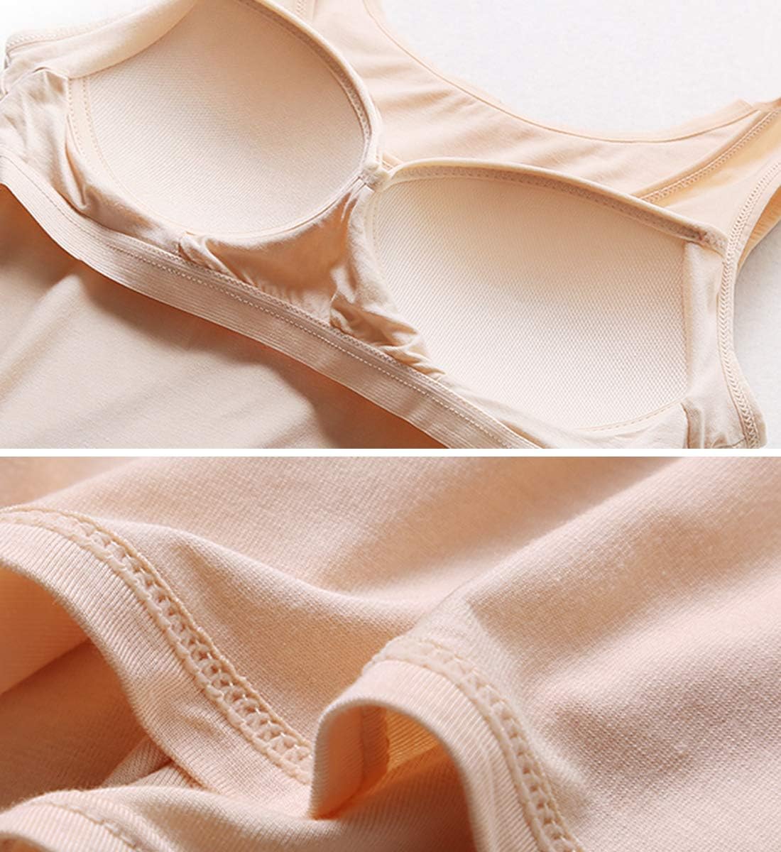 Camisoles for Women with Built in Bra,Basic Yoga Top Layering Tank Top Padded Bra Undershirt(S-3XL) - Image 5