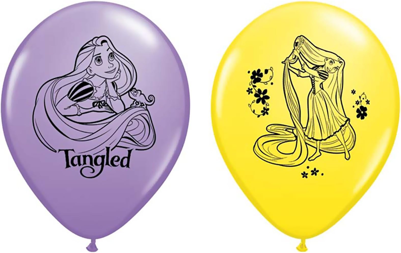 CelebrateExpress Tangled Latex Balloons