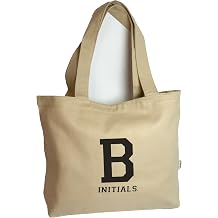 INITIALS Bej Harfli Tote Bag