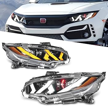 Amazon | ホンダ シビック ヘッドライト FK7 FK8 タイプ R FC1