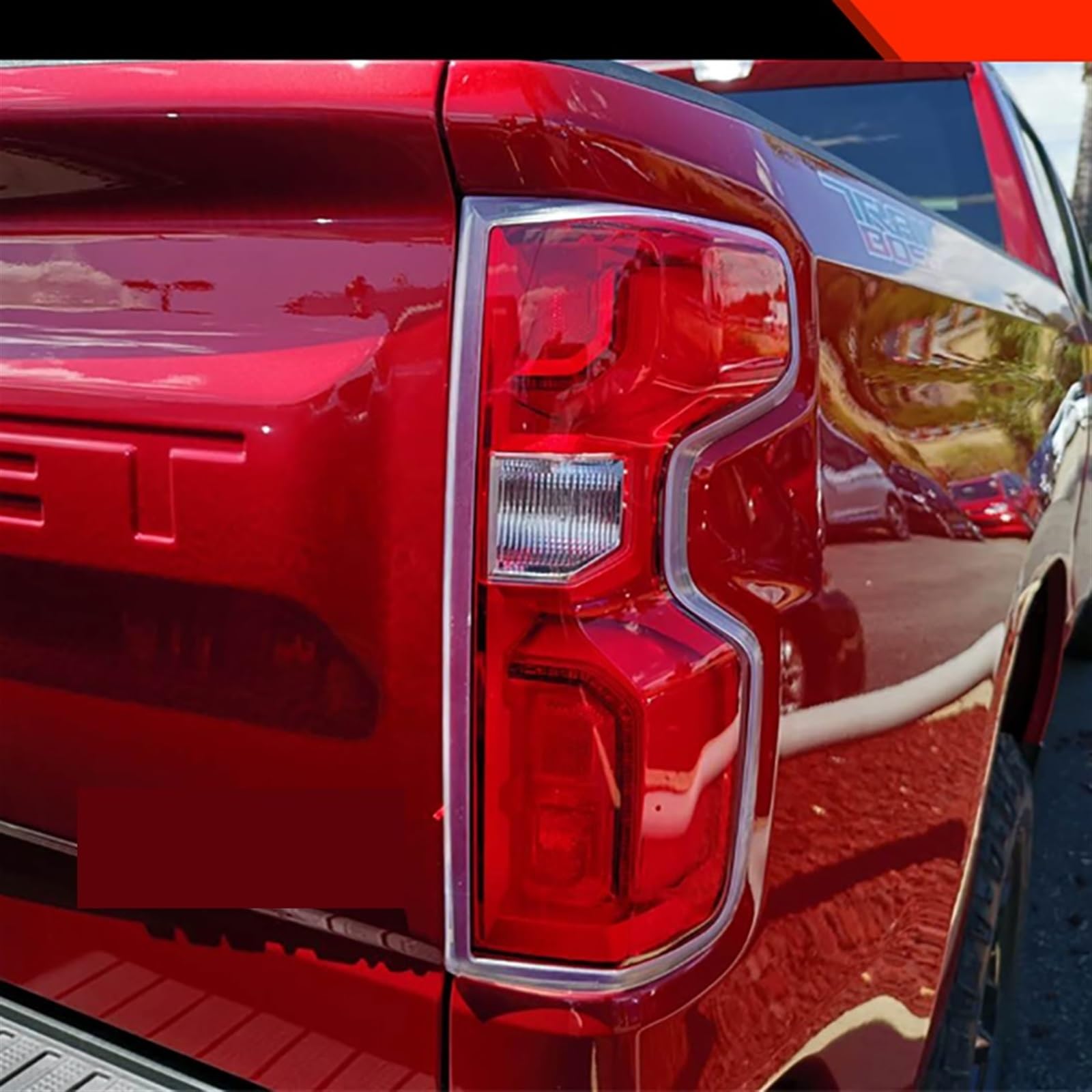 2 szt., dla Chevroleta, Silverado 2019 2020, tylna osłona