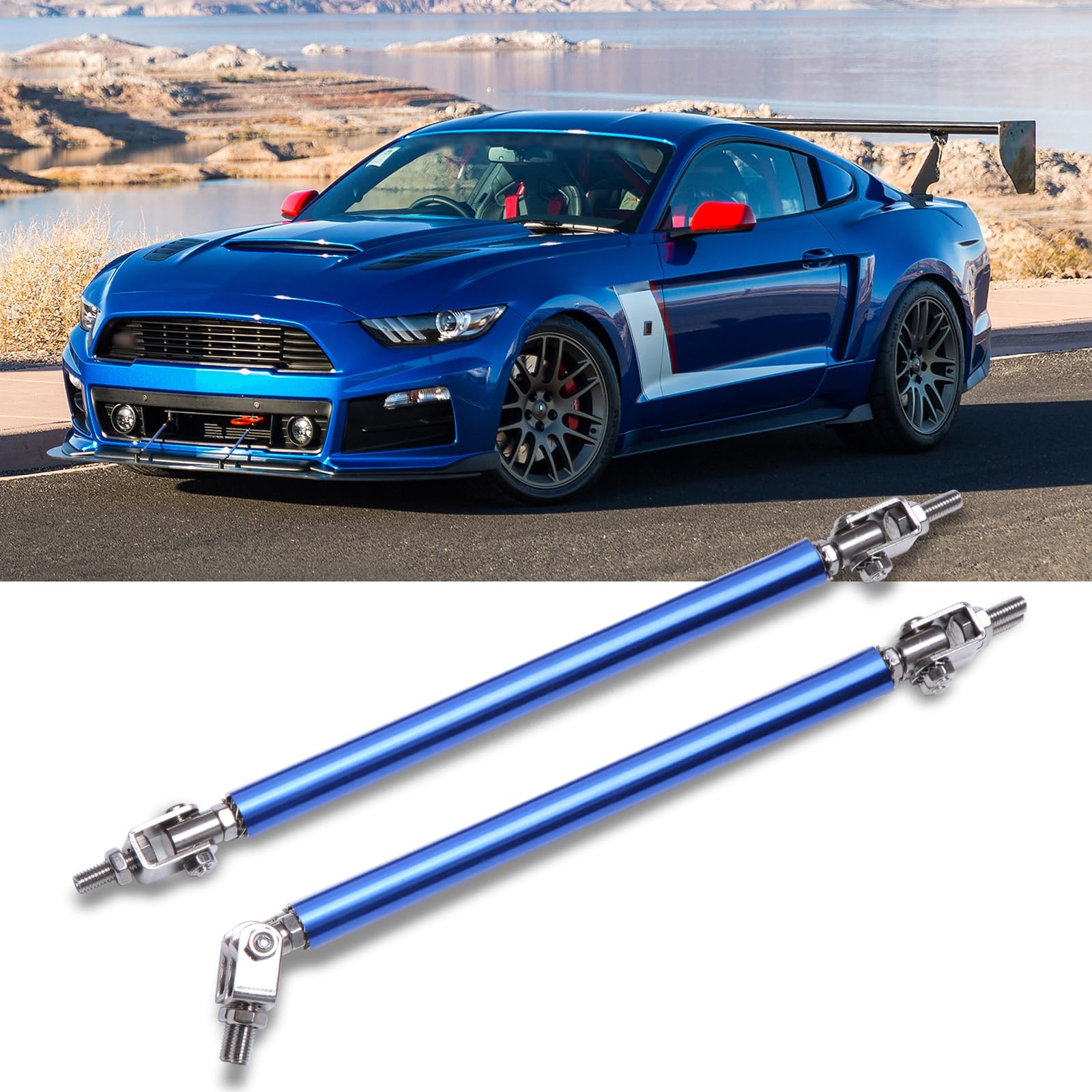 Snapklik.com : DREAMIZER 2 Universal Front Bumper Lip Support Splitter ...
