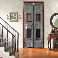 Vista 67 de Adhesivos 3D para puerta, murales para despegar y pegar, puerta de madera, papel tapiz autoadhesivo, extraíble, PVC, impermeable, póster