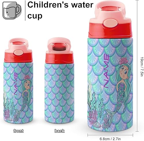 Vista 16 de Botella de agua personalizada con foto para niños, familia, mascotas, botella de agua personalizada para niñas, niños, regalo de cumpleaños y Navidad