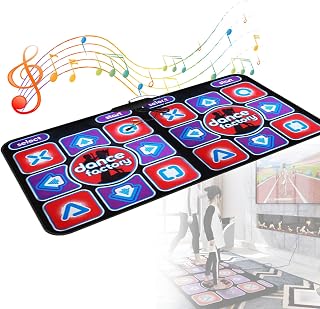 Vrseis Dance Pad Dancing Mat Extra Thick Indoor Floor Mats Musical Dancing Pads Parent-Child Interactive Toy Dancing Playmat 160x90cm/65x35.4in