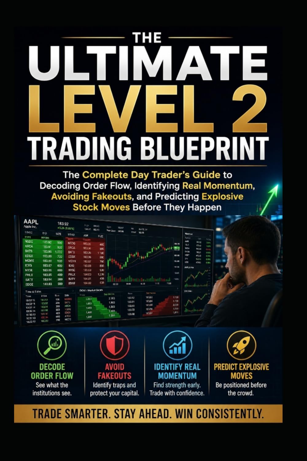 The Ultimate Level 2 Trading Blueprint: The Complete Day Trader’s Guide to Decoding Order Flow, Identifying Real Momentum, Avoiding Fakeouts, and Predicting Explosive Stock Moves Before They Happen