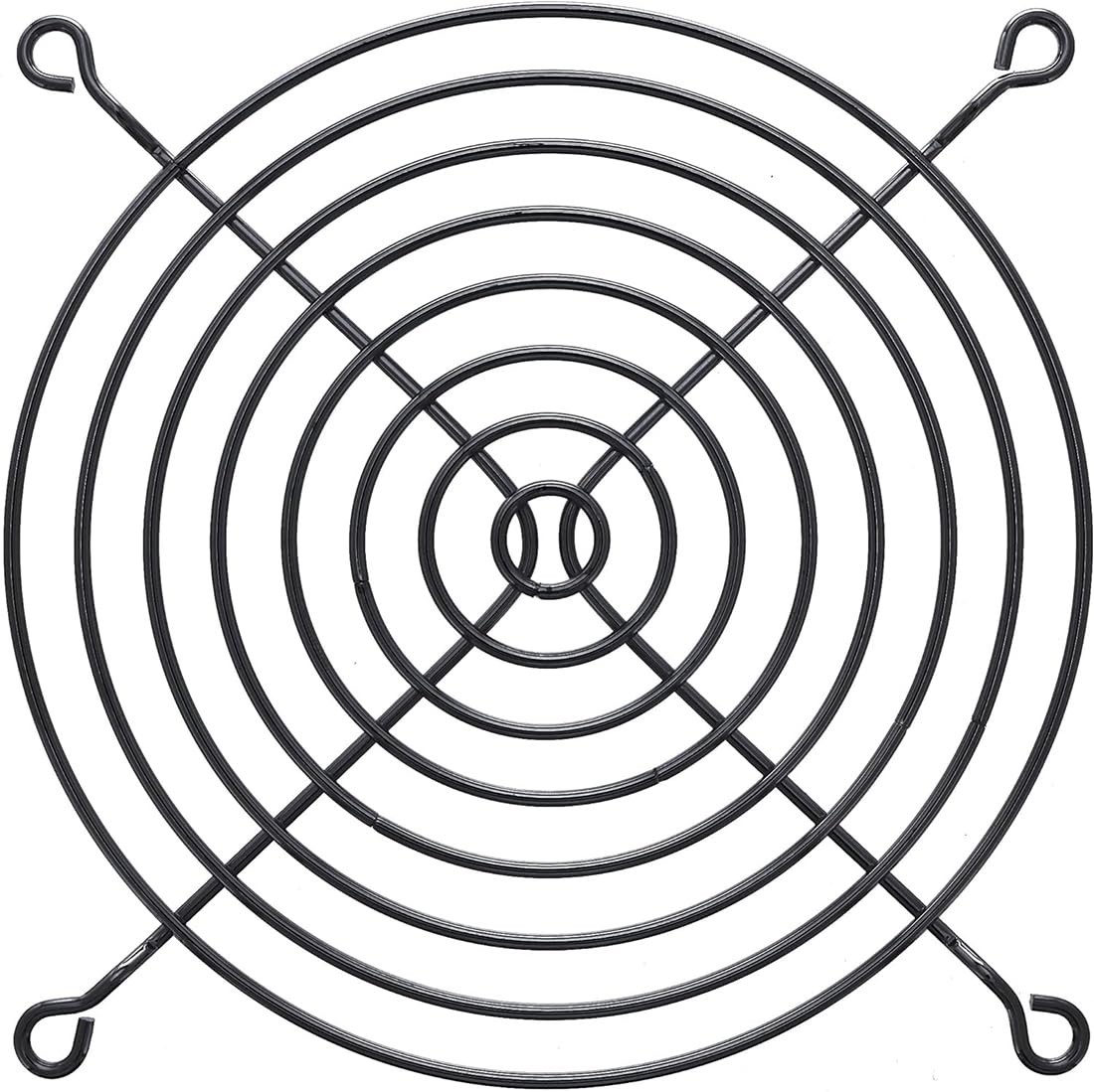 Griglia in Metallo, 5 Pezzi Griglia di Protezione per Ventola, Ventole da 120 x 120 mm Griglia Della Ventola di Raffreddamento, Protezione per Griglia in Metallo, Griglia Protettiva per Ventola