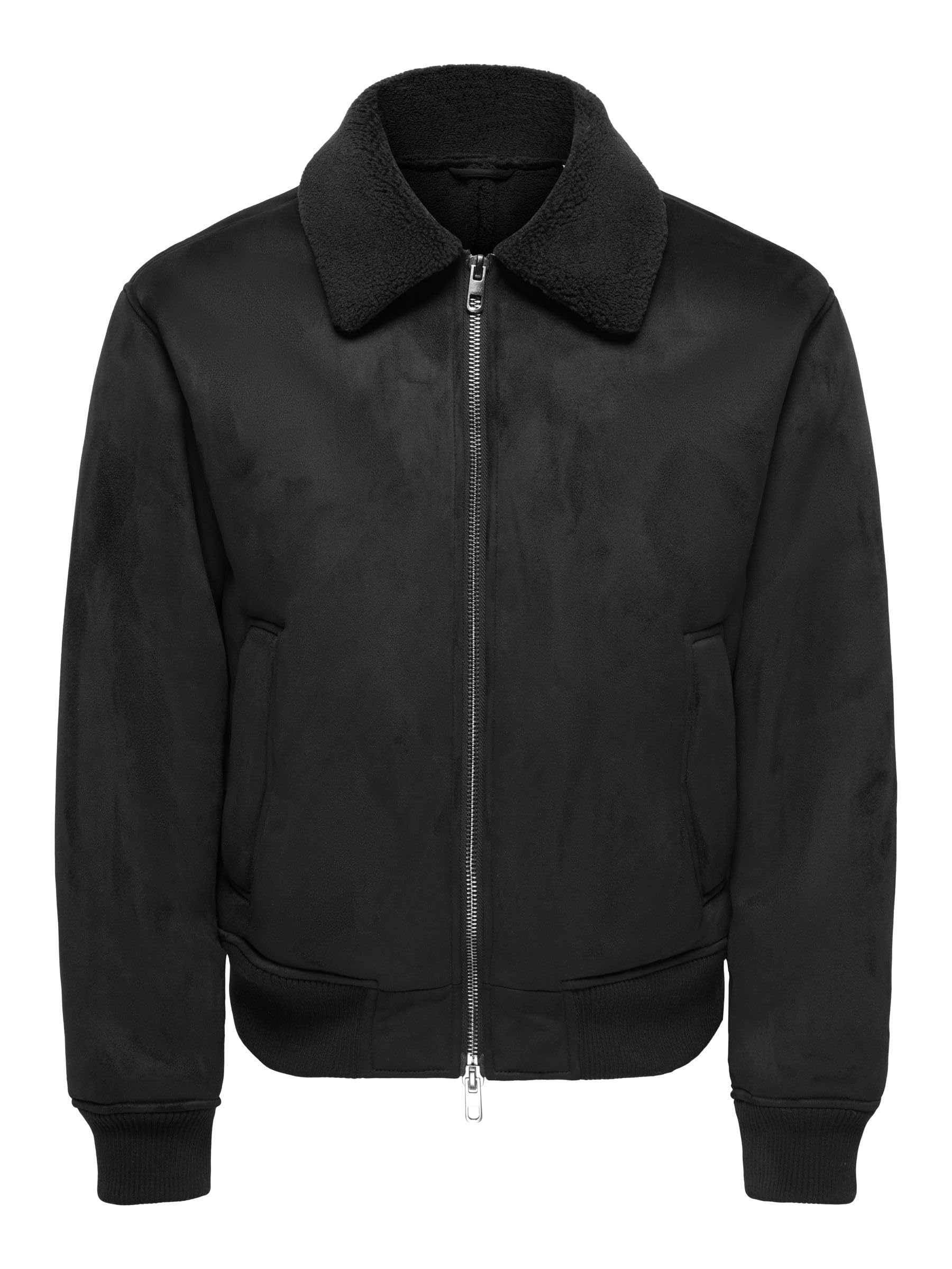 Only & Sons Male Teddyfell Jacke ONSSPENCER Teddyfell Jacke | Teddy Jacket