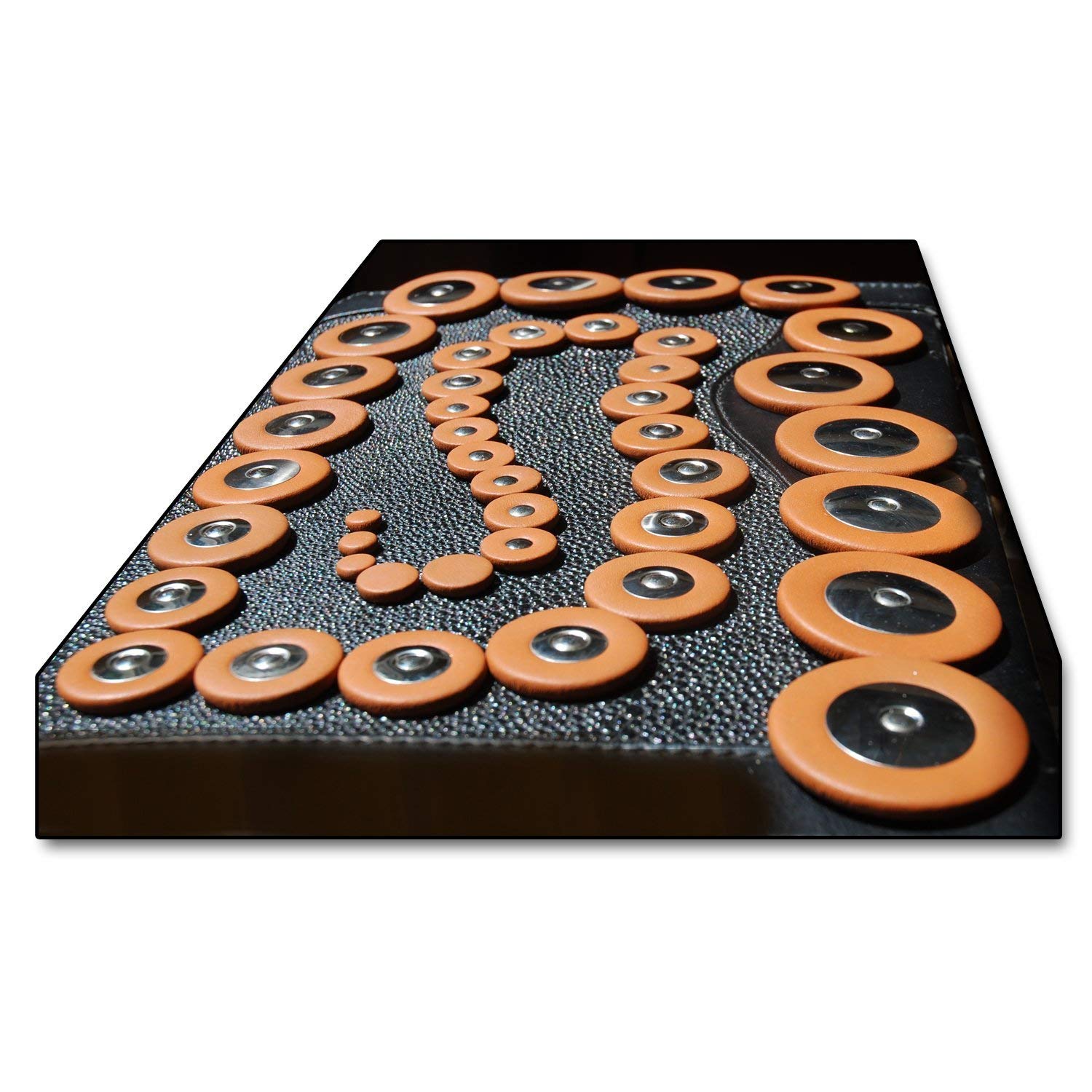 235 Soundman® Cuscinetti per Sassofono Contralto - Universal Set - Soundman® Leather Pads for Alto Saxophone - Workshop Repairing Pad Set - 5 x 47 pcs = 235 Cuscinetti (Metal Resonators)