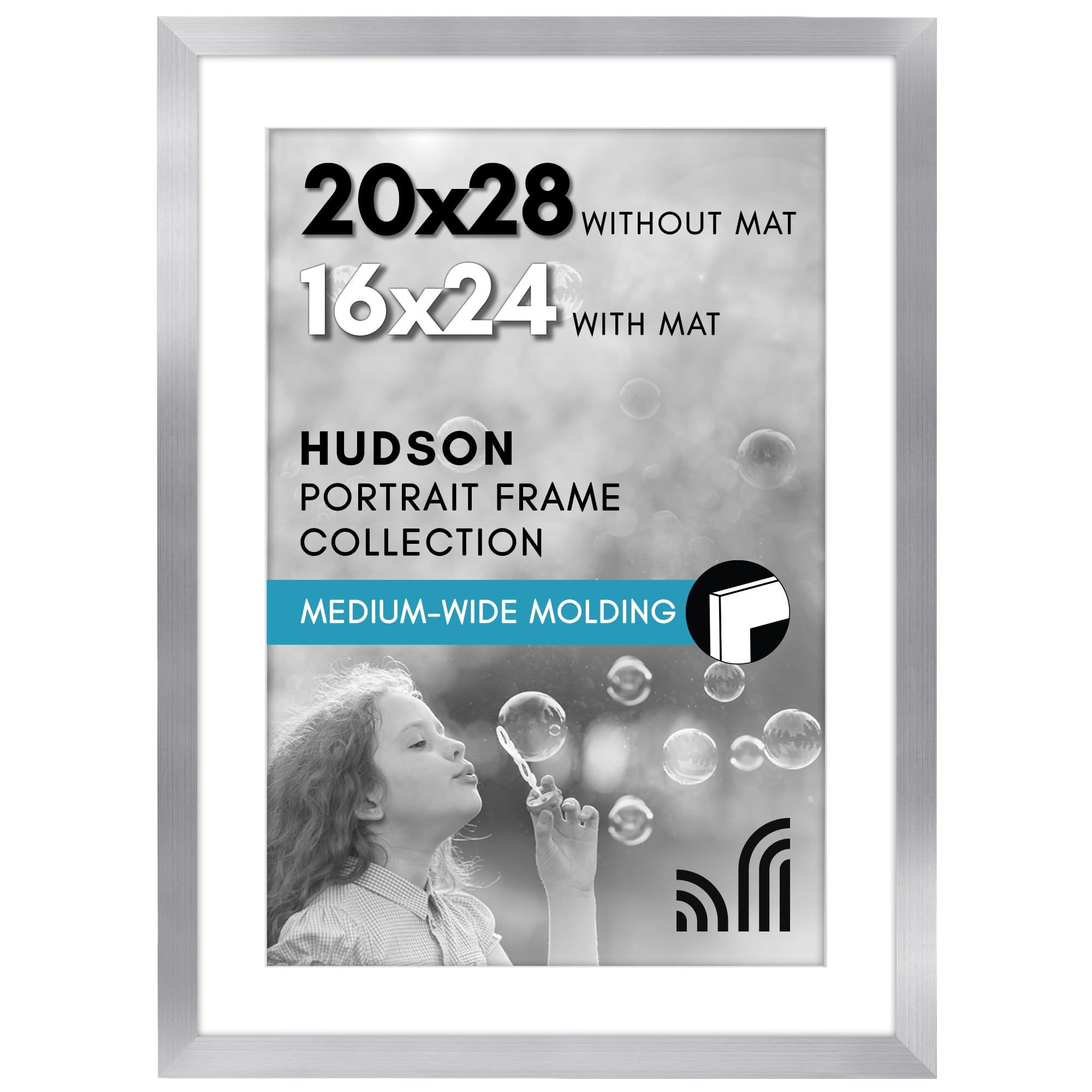 Amazon.com: Americanflat 20x28 Poster Frame - Matted to 16x24