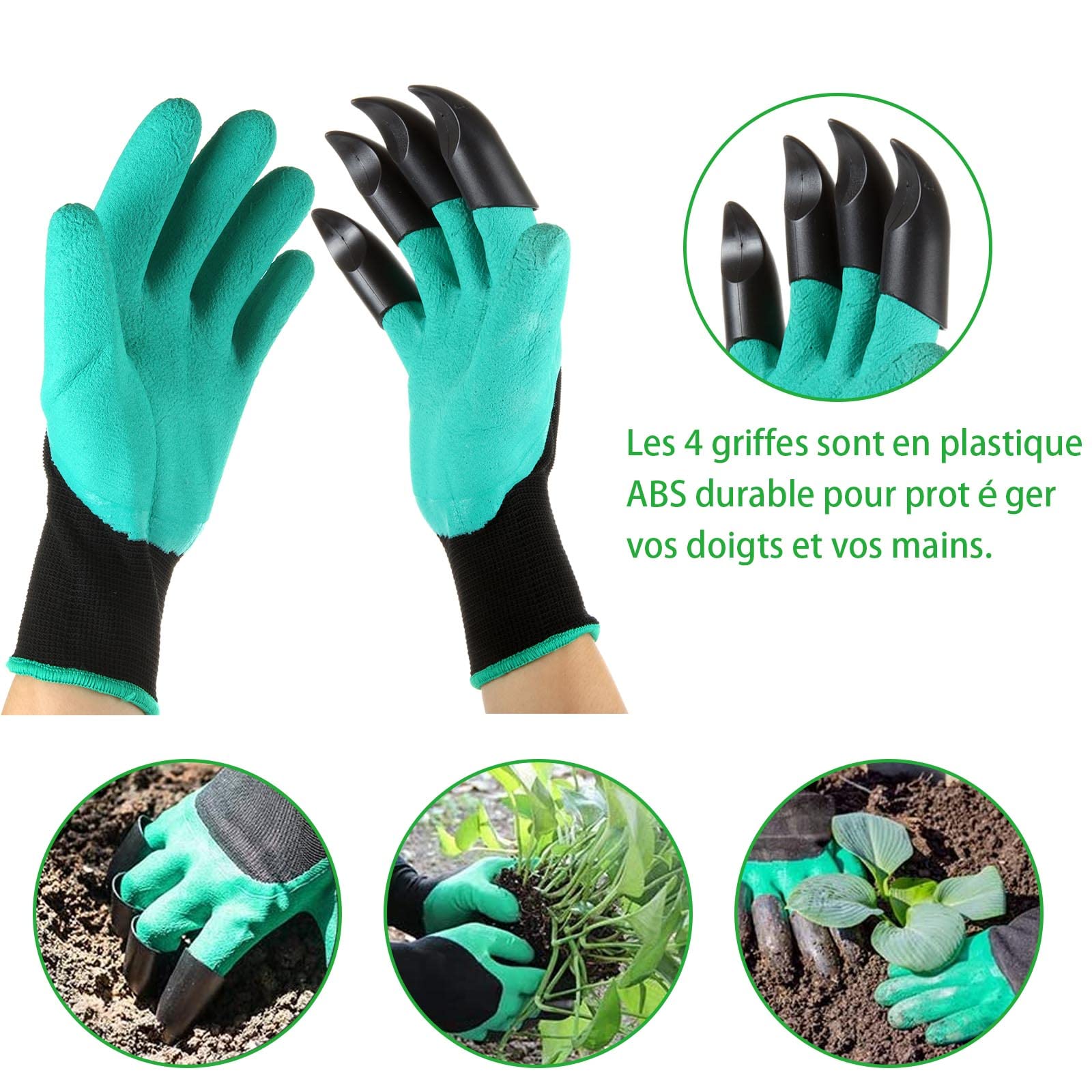 SENENQU 3 Pezzi Trivella per Avvitatore, Trivella Trapano da Giardino in Acciaio, Punte a Spirale 4 e 8 cm con Guanti, per Bulbi, Piante, Terreno Morbido e Aiule