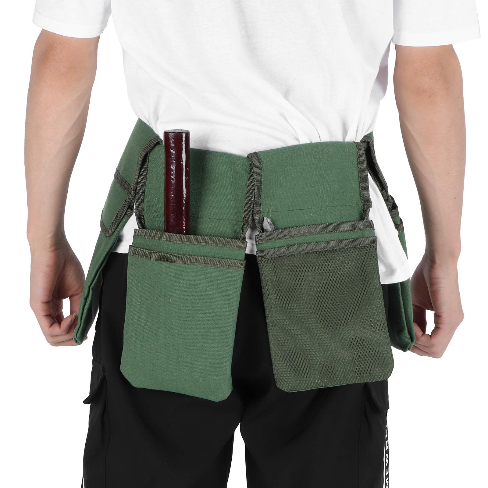 Set di attrezzi da giardinaggio, verde con clip di sostegno per piante, kit di fascette regolabili per la tutoratura di pomodori, cetrioli e piselli dolci, organizer
