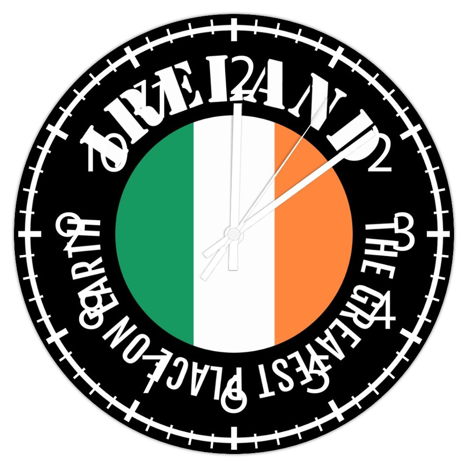 Cadeau Irlande horloge murale originale | Souvenir chaleureux