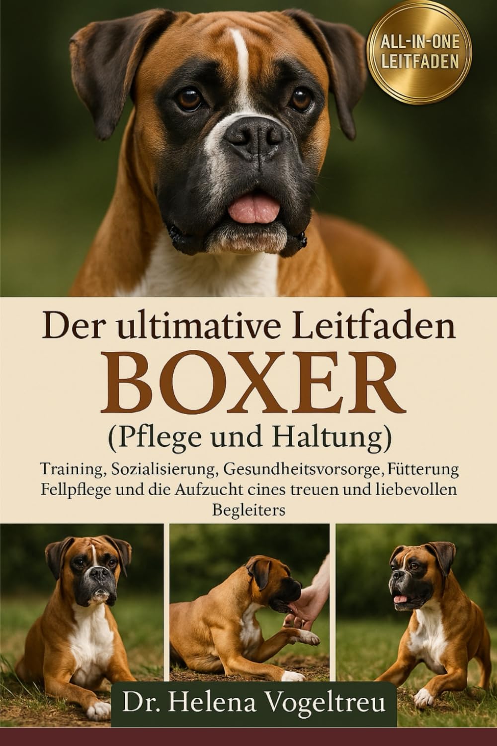 Der ultimative Leitfaden zum Boxer (Pflege und Haltung): Training, Sozialisierung, Gesundheitsvorsorge, Fütterung, Fellpflege, Pflege, Aufzucht eines treuen und liebevollen Begleiters