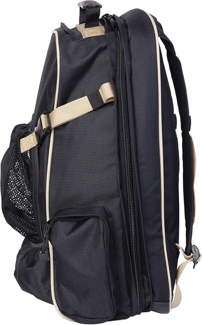 Huntley Equestrian Deluxe Heavy Duty Nylon Exterior Storage Fabric Backpack Adjustable Shoulder Straps