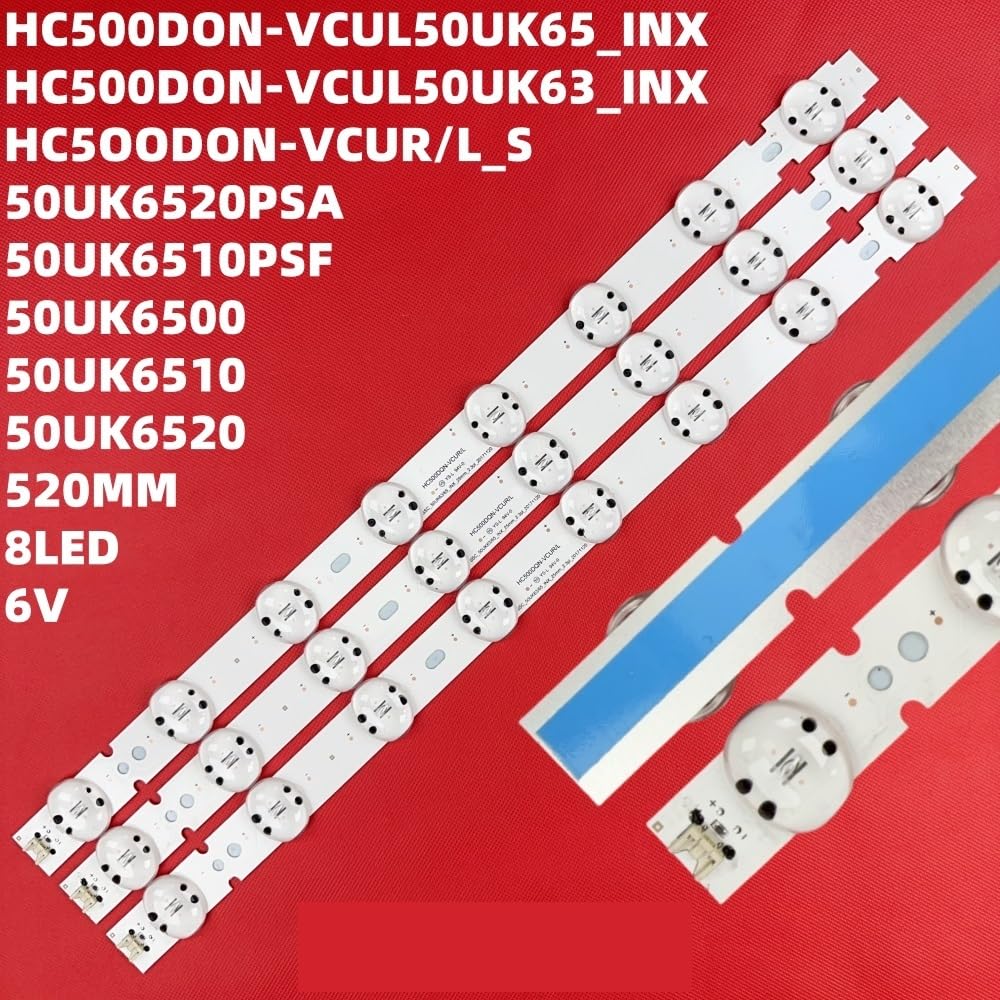 Tira Luminosa Tv Tira Retroiluminación LED Para 50UK6950PLB 50UK6510PLA 50UK6520PLA 50UK6090PUA 50UK6300PLB HC500DQN-VCUR/L