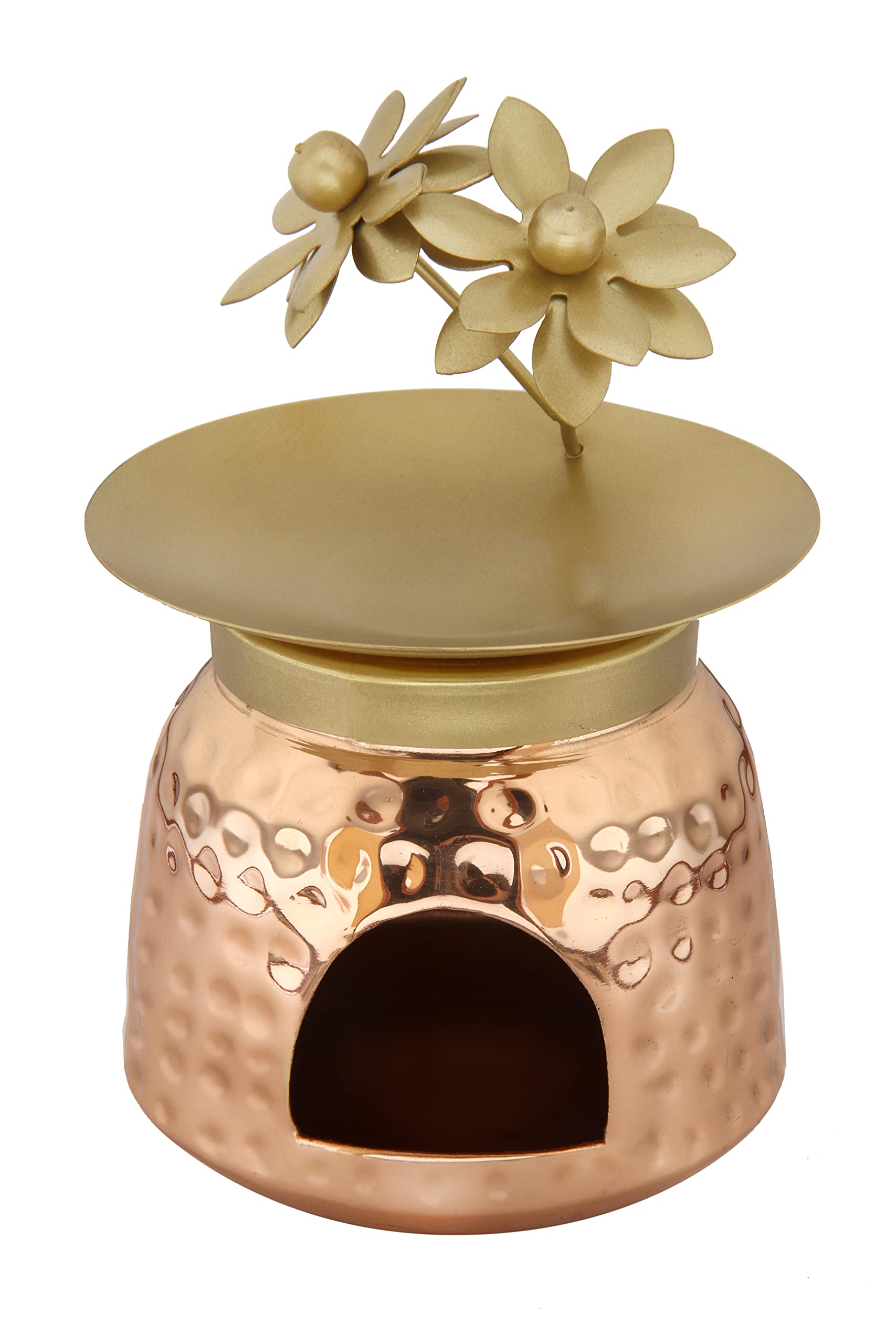 Homesoul Home, Office Purifying Brass Oil Diffuser for Home & Office (Matt and Shine)