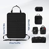 Tactical Car Seat Organizer with 5 Detachable Bag, Car Backrest Protector 600D Oxford Waterproof Tactical Vehicle Seat Back Organiser for Most Vehicle SUV Truck Pickup - 2