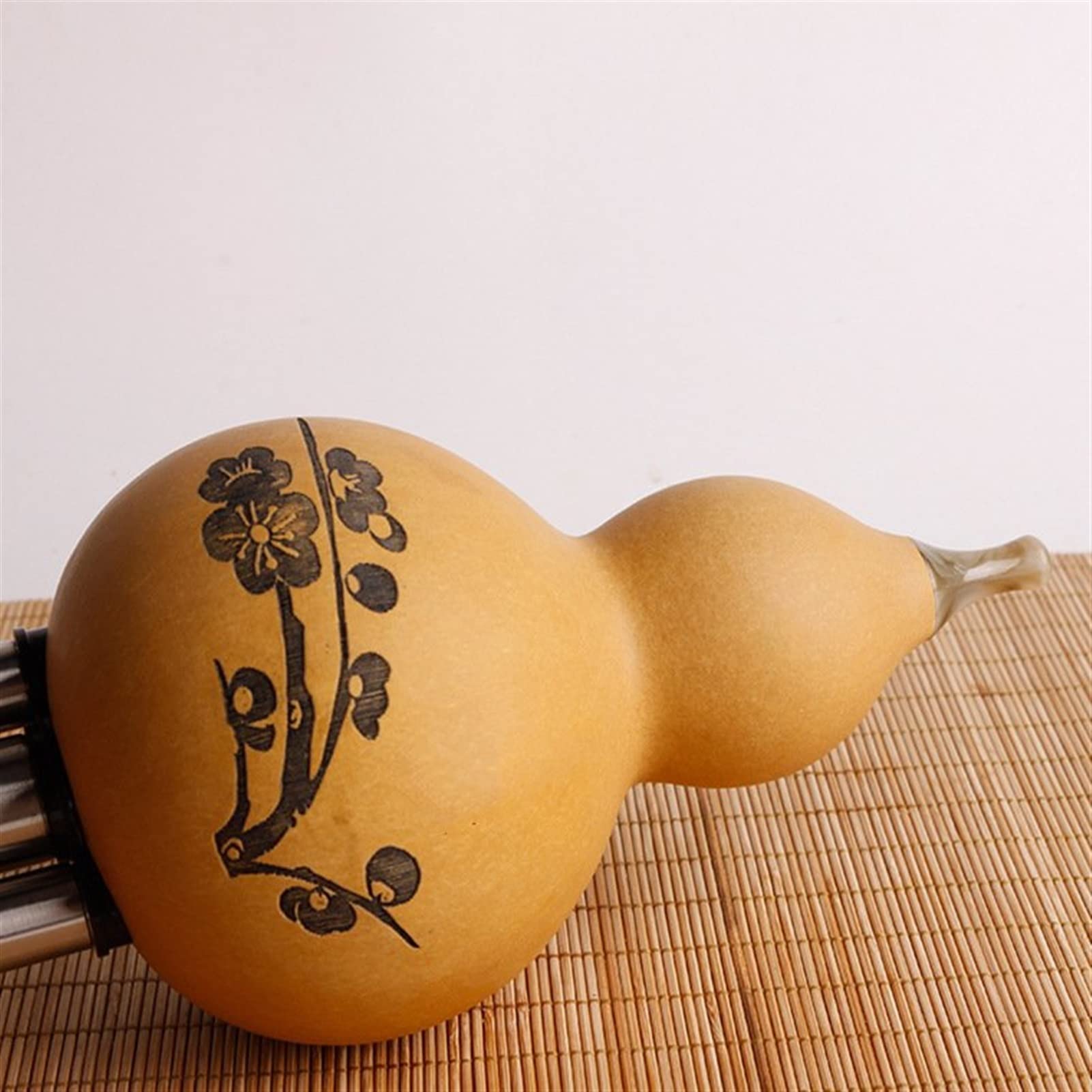 FLFL Gourd-Flöten-Instrument Hulusi C/BB Key Instrument Bambusflöte Handgefertigt