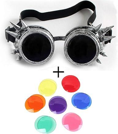 Metal steampunk goggles Clearance