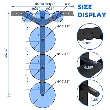 Amazon.co.jp: 壁掛けウェイトプレートホルダー&バーベルラック