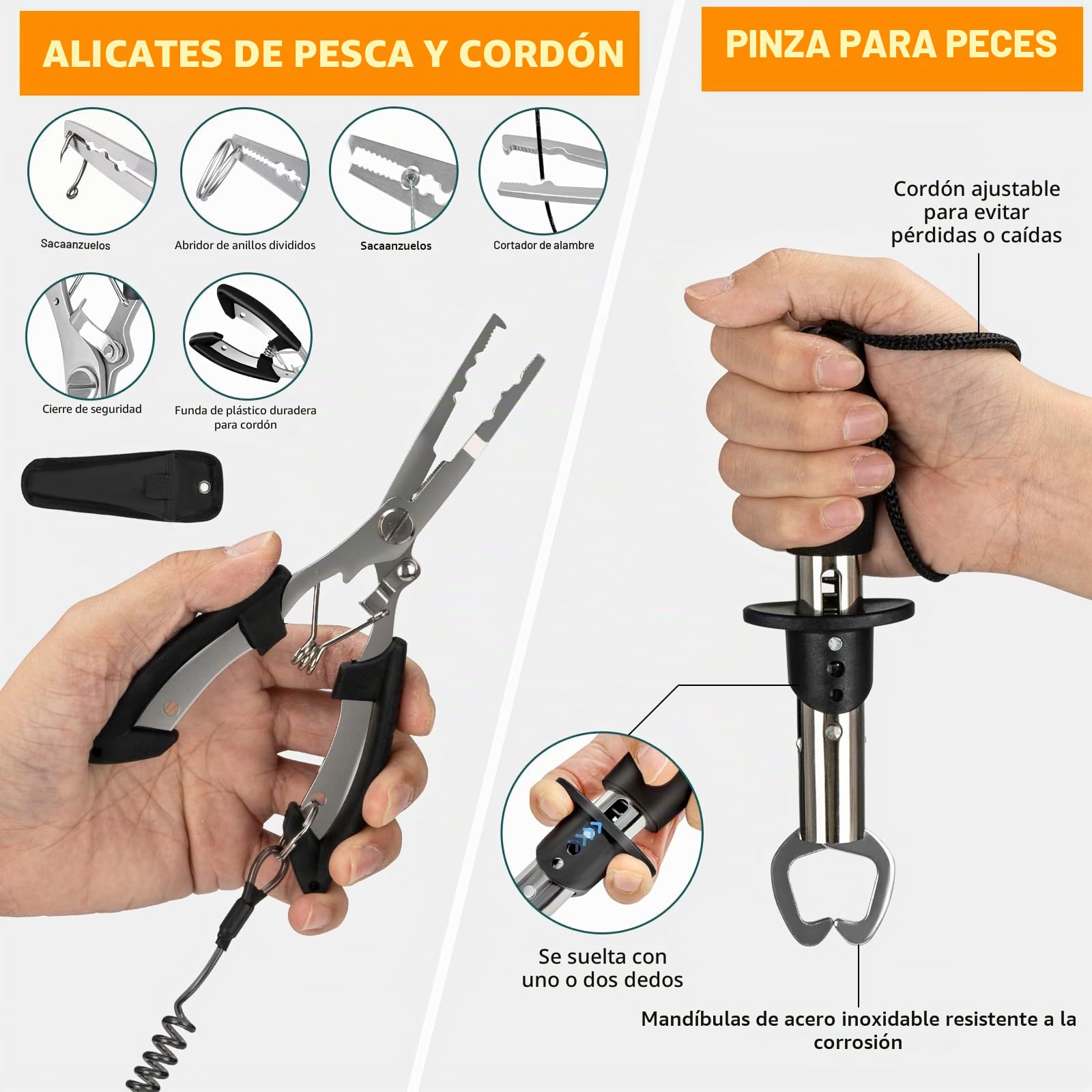 THKFISH Kit de herramientas de pesca de 85 piezas, mochila de pesca con cajas de aparejos incluidas, kit de aparejos de pesca que incluye kit de equipo de señuelo de cebo de pesca, alicates de pesca