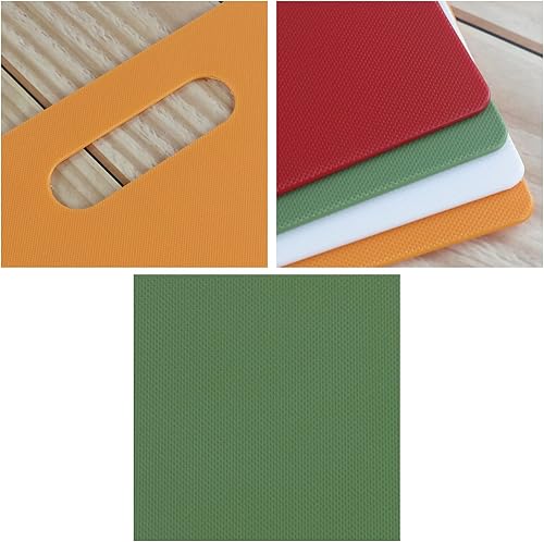 Miniatura 3 de Tabla de cortar de plástico pequeña de 4 piezas con asas