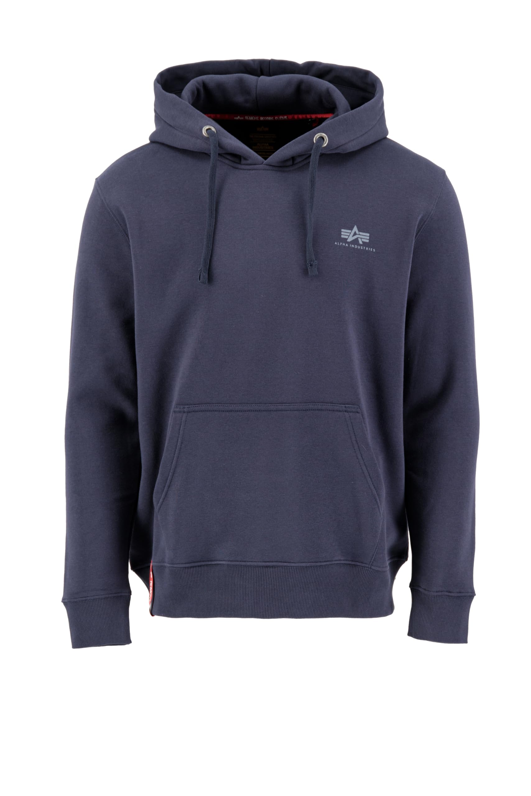Alpha Industries Herren Basic Hoody Small Logo, Rep.Blue, L