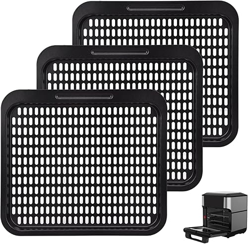 Bandeja de cocina de 10 cuartos de galón para freidora de aire instantánea Vortex Plus de 10 cuartos de galón, 3 bandejas de repuesto para horno