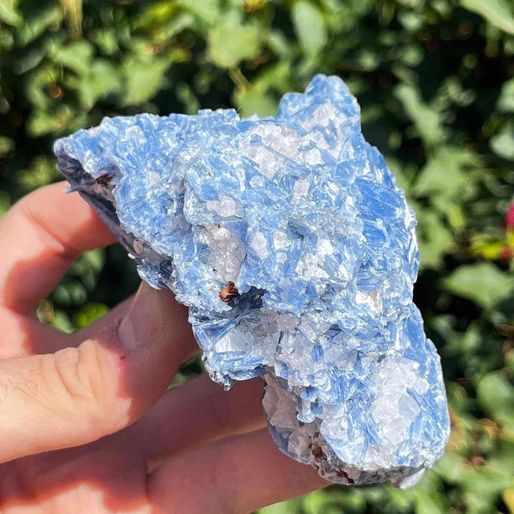 Raw Blue Kyanite Rough Crystal Irregular Home Decoration Gemstone Fountain Garden Home Decor,180~250g