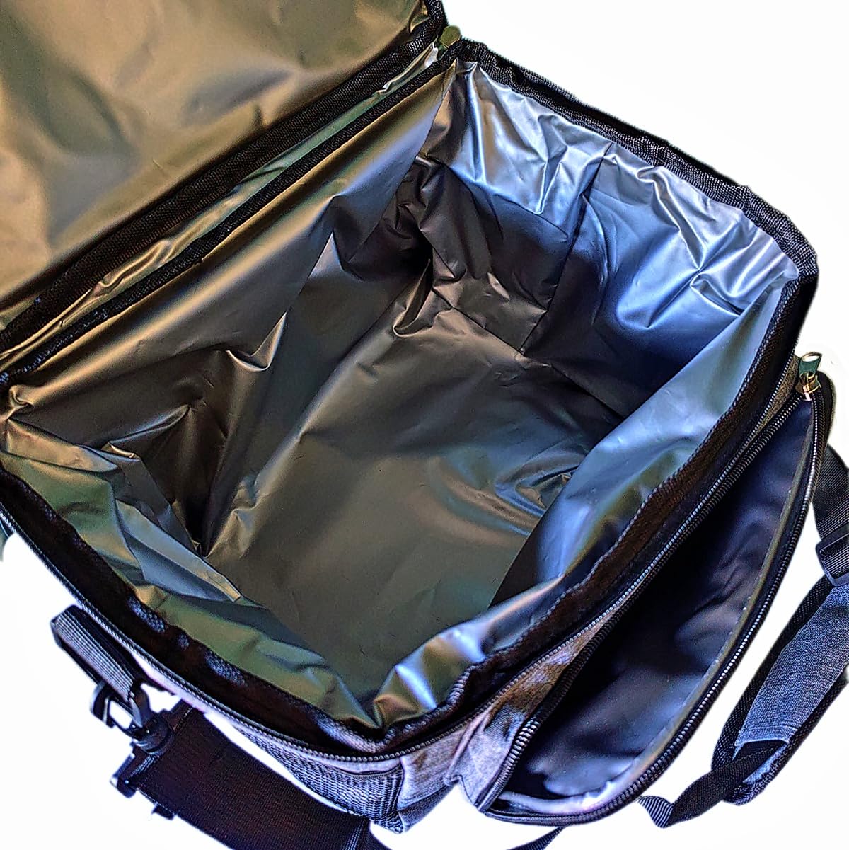 ToCi - Borsa termica per picnic, campeggio, vacanze, escursioni, barbecue, 36 litri, colore grigio