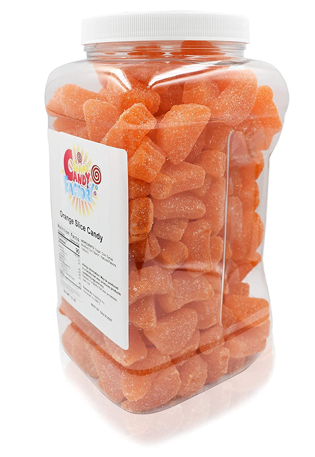 Sarah's Candy Factory Orange Slice Candy (5 Lbs in Jar)