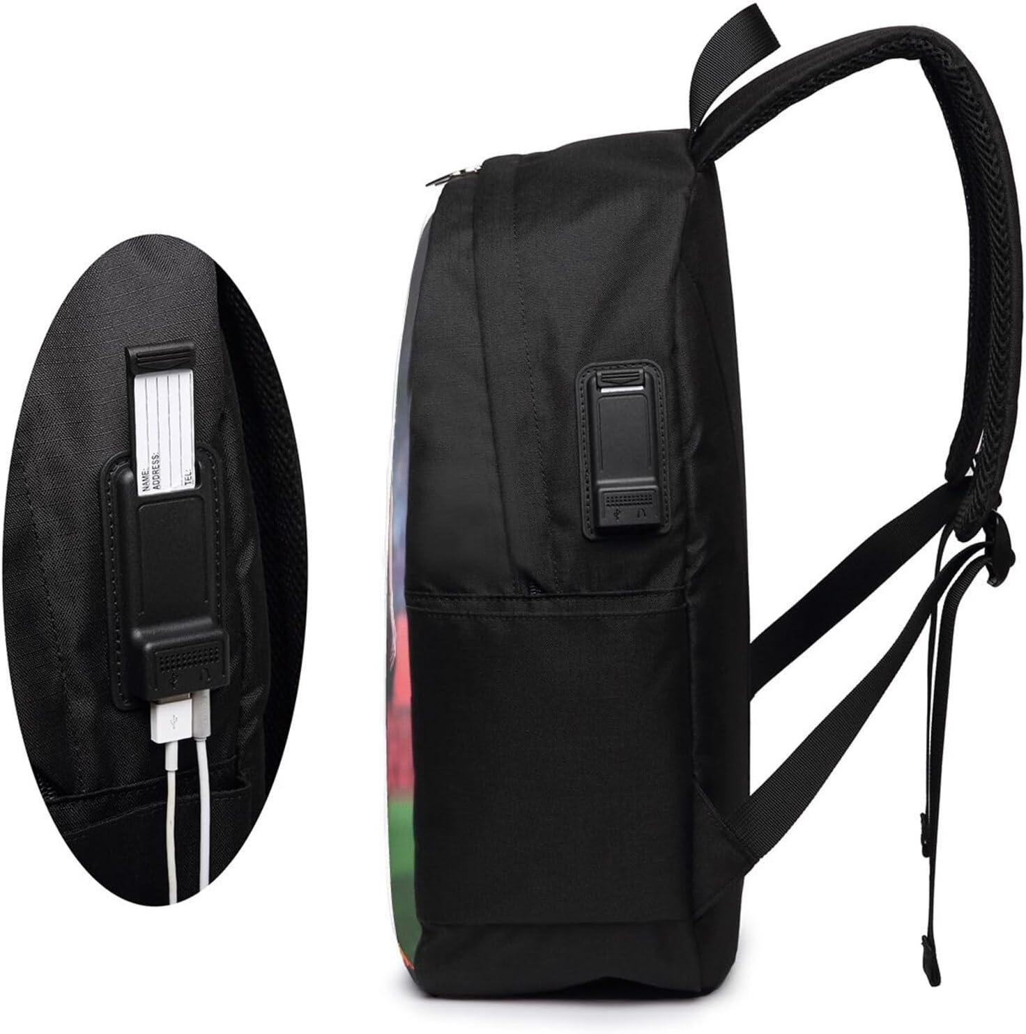 #10 Neymar Adult Backpacks Bag Laptop Bag Bookbag Usb Backpack 17 Inch For Daily