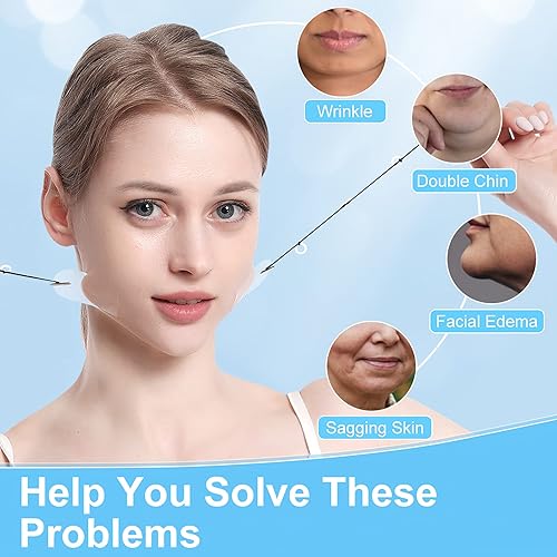 Miniatura 2 de Adhesivo de estiramiento facial con cuerda fija, cintas de elevación facial, parches de levantamiento de arrugas, cinta de ojos para cara de línea