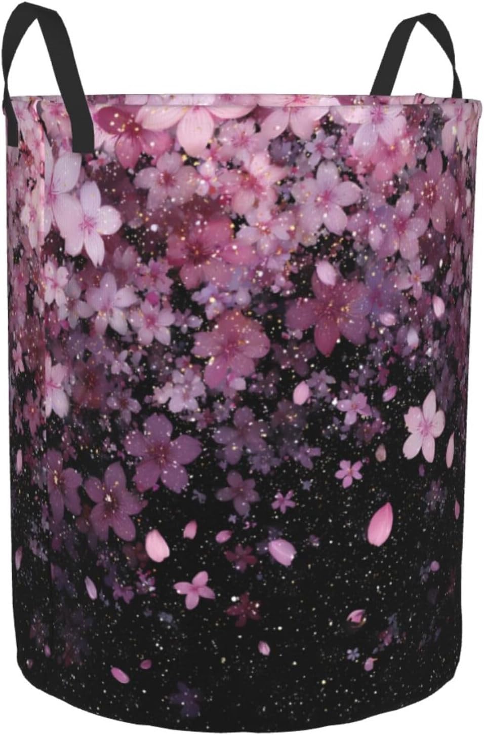 Cherry Blossoms Laundry Basket Storage Bin Foldable Laundry Hamper Clothes Storage Bucket Organizer 19.6x15.7 Inch For Laundry Room/Bedroom/Bathroom Cherry Blossoms 19.7"x 15.7"x 15.7"