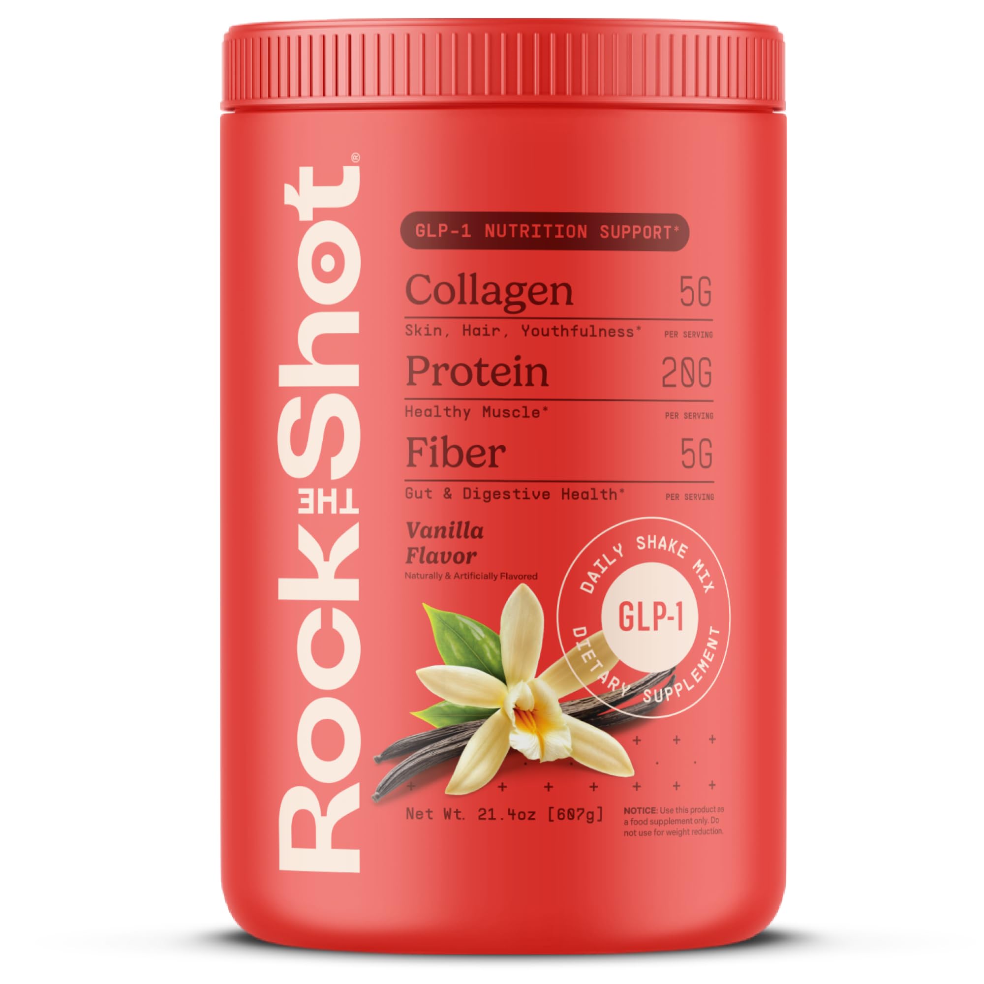 ROCK THE SHOT GLP-1 Nutritional Support Shake