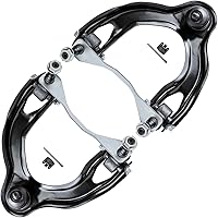 Vista 1768 de Detroit Axle - Kit de suspensión delantera de 10 piezas para Chevy Aveo Aveo5 Pontiac G3 Wave 2 Ready Struts Assembly 2 Enlaces de barra