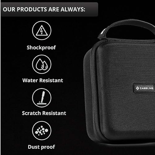 Miniatura 4 de Caseling Funda rígida para electrónica multiusos de 6.5 pulgadas para viajes, se adapta a Autel AutoLink AL329 / AL319 lector de códigos de