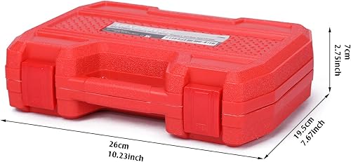 Miniatura 21 de MIXPOWER Juego de dados de impacto profundo de 4 piezas, 1/2 '', 6 puntos, CR-MO, métrico, 32,33,35,36 in, juego de dados de impacto de tuerca