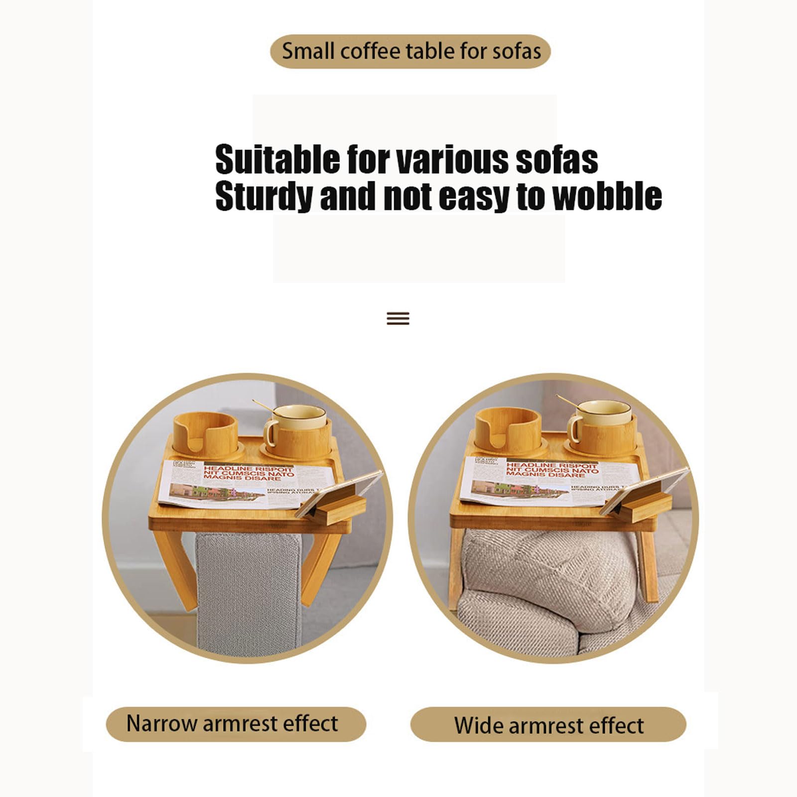 Bandeja para Brazo de Sofá,Organizador De Reposabrazos Sofá,Impermeable Soporte,para Mando Distancia de sofá para revistas,tabletas,teléfonos,Gafas,Salón,Exterior,Playa o Picnic