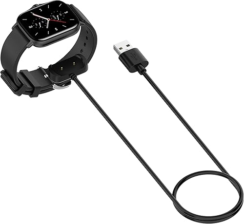 Miniatura 5 de RuenTech Cargador compatible con Amazfit GTS 2 MiniPop Pro Cargador Cargador de Repuesto Base de Carga de 3.3 pies Cable USB para Amazfit GTS 2 Mini