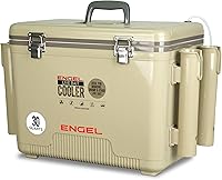 Vista 8 de ENGEL - Enfriador de cebo vivo PRO para pesca - Cubo portátil de pececillos y cebo con aireador recargable de iones de litio