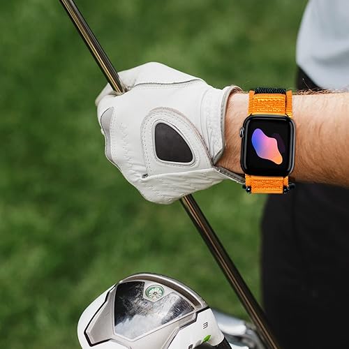 Miniatura 3 de Compatible con Apple Watch, correa deportiva de nailon súper resistente con diseño de bucle tejido para iWatch 4244453840411.929 in, correa militar